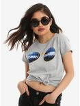 Almost Famous Sunglasses Logo Girls T-Shirt, BLACK, hi-res