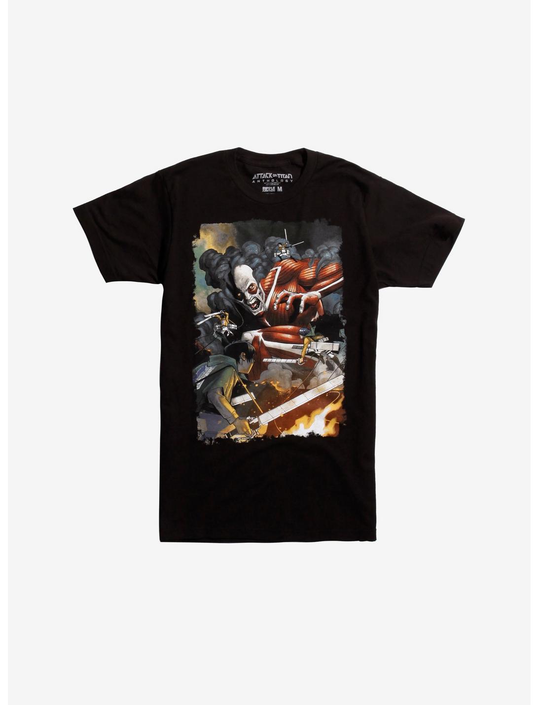 Attack On Titan Anthology Cameron Stewart T-Shirt, BLACK, hi-res