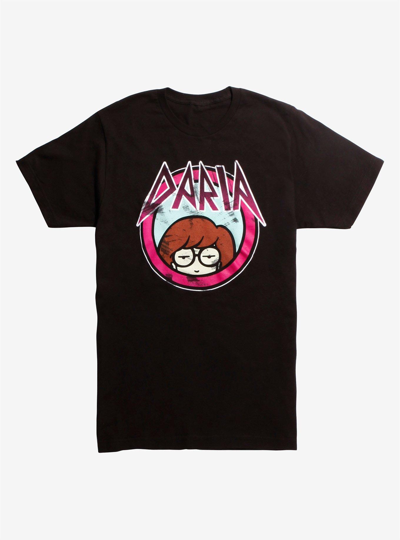 Daria Metal Logo T-Shirt, BLACK, hi-res