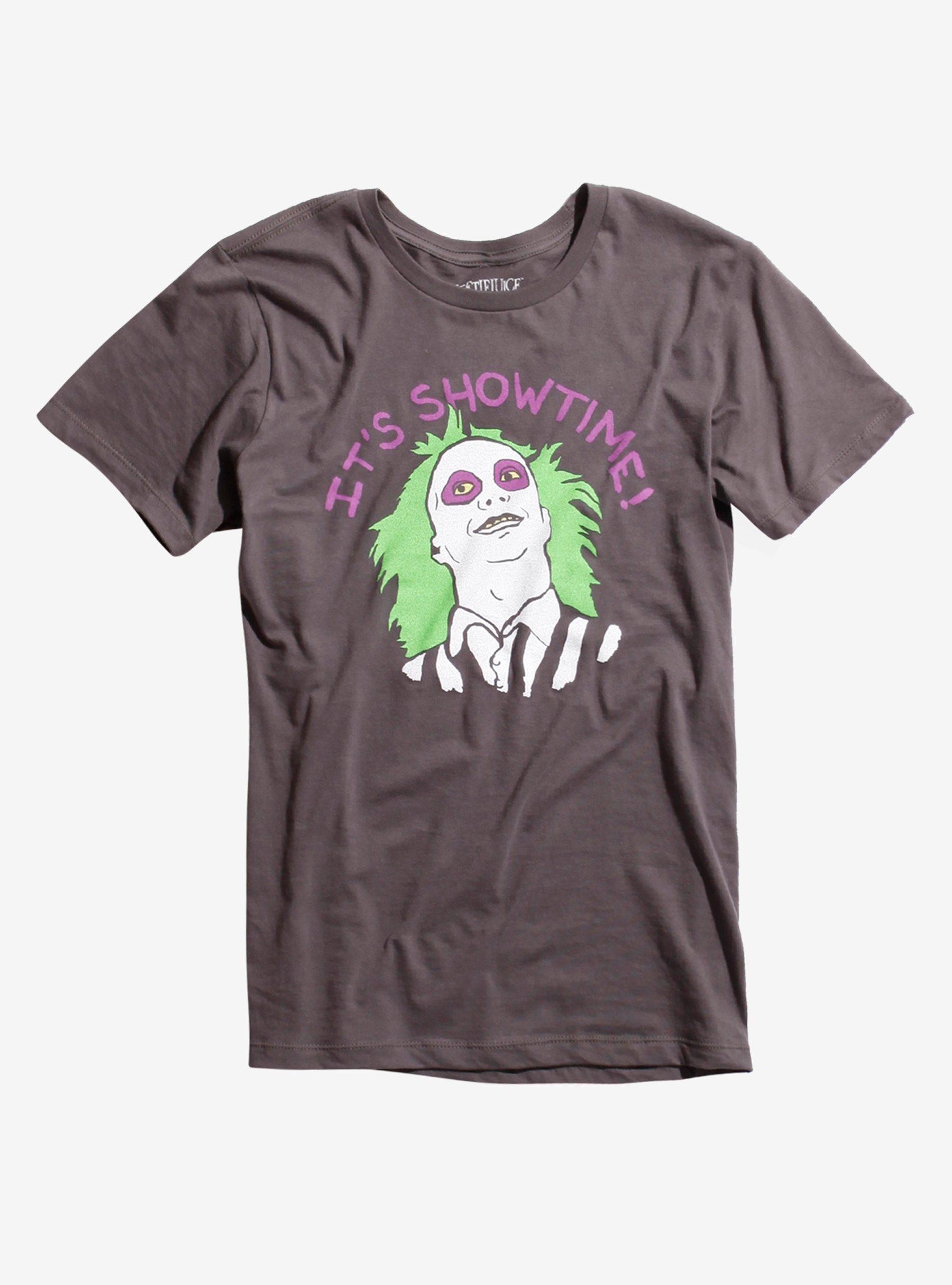 Beetlejuice It's Showtime T-Shirt, BLACK, hi-res