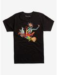 Rick And Morty Skateboard T-Shirt Hot Topic Exclusive, BLACK, hi-res