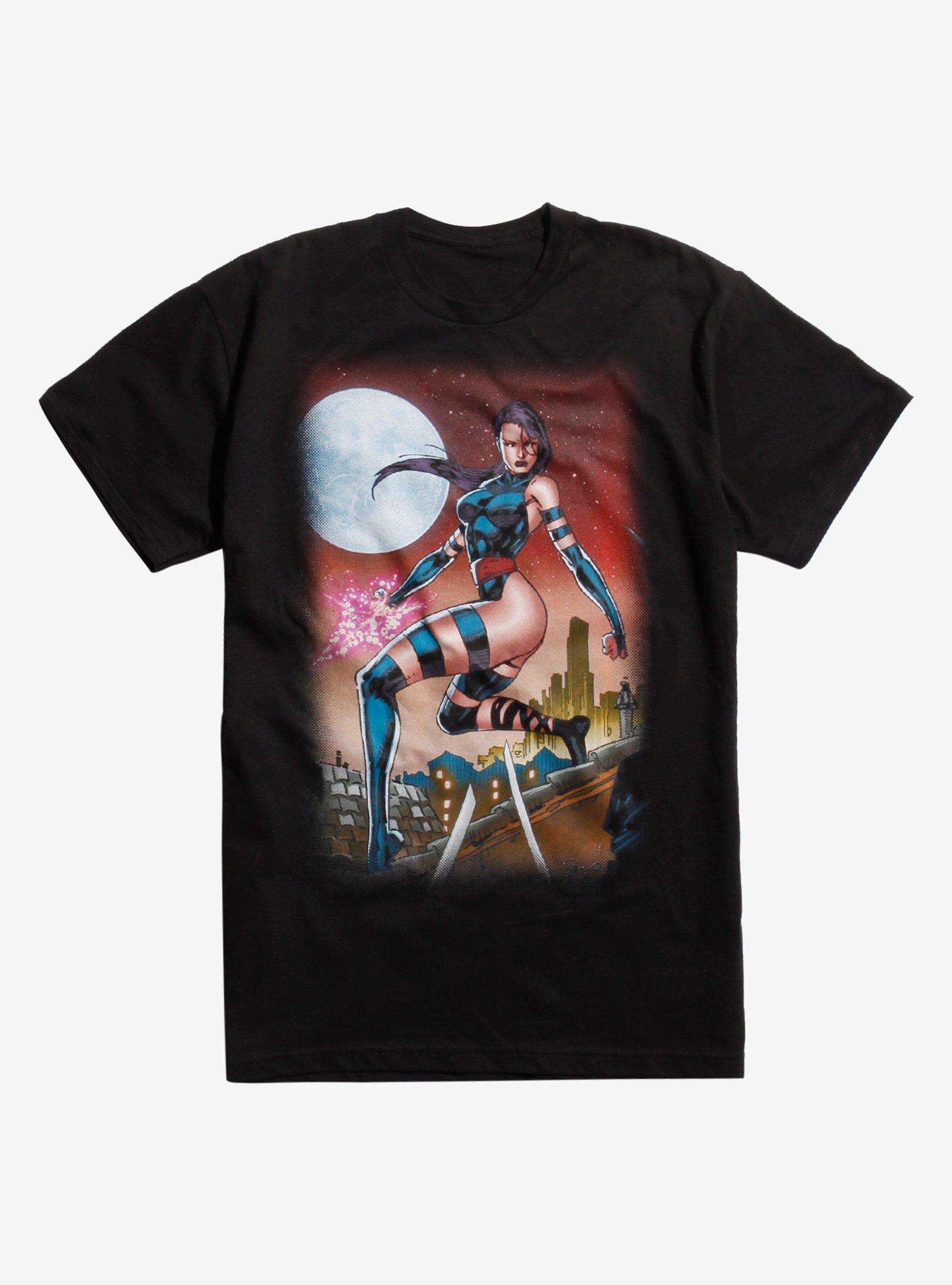 Marvel X-Men Psylocke T-Shirt, NAVY, hi-res