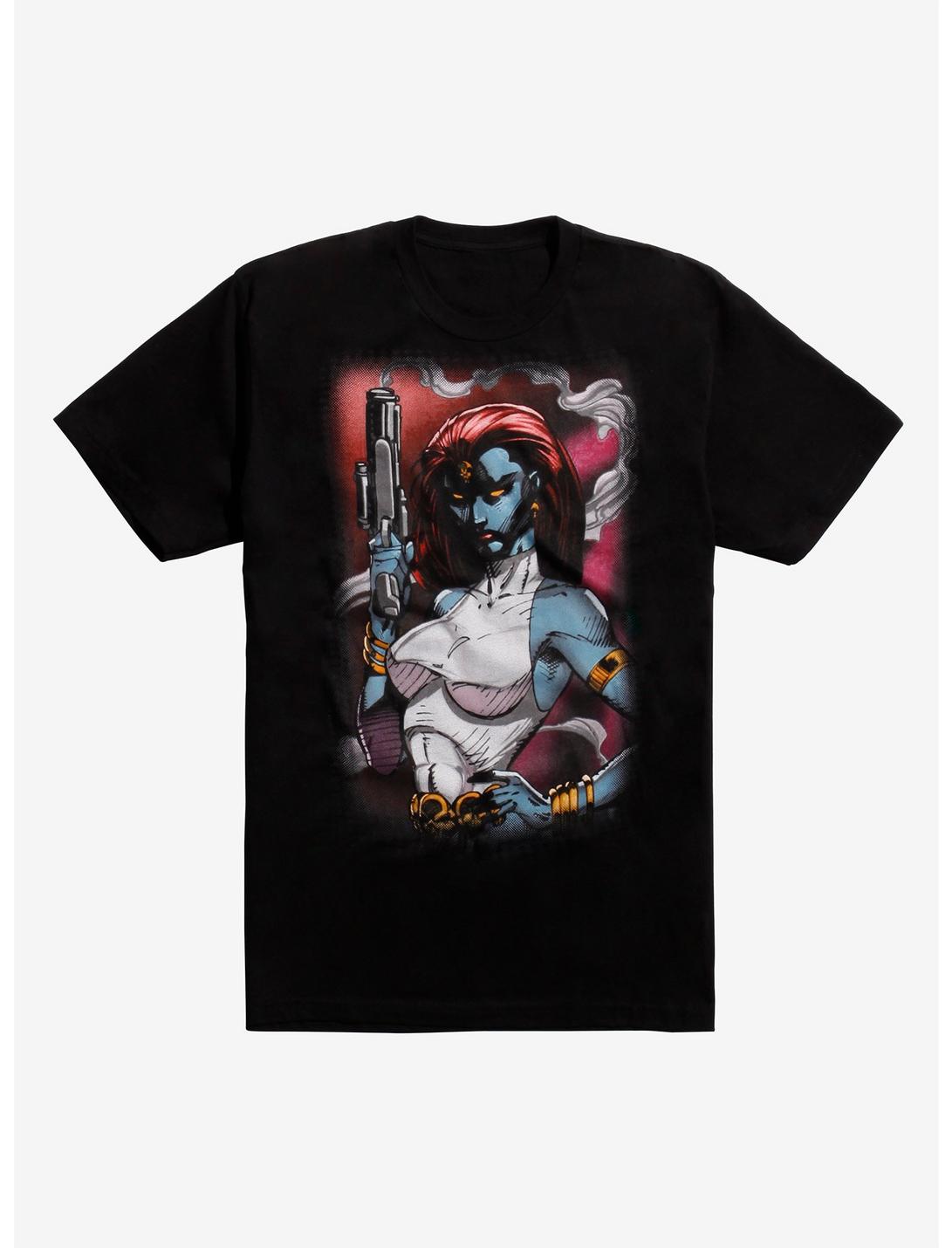 Marvel X-Men Mystique Smoking Gun T-Shirt, BLACK, hi-res