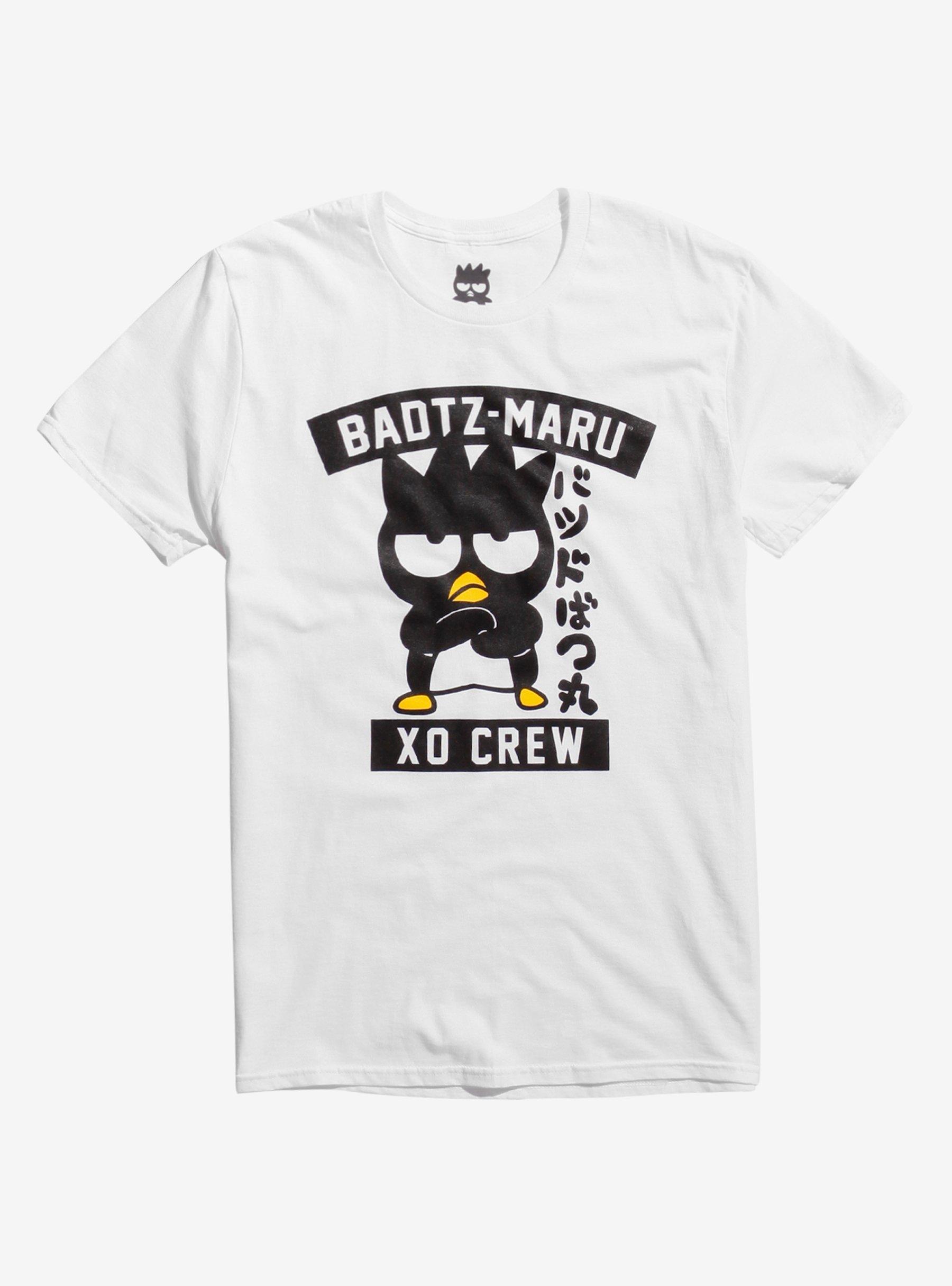 Badtz-Maru XO Crew T-Shirt, WHITE, hi-res