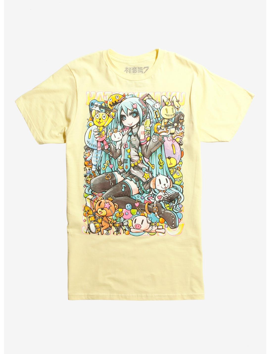 Hatsune Miku Toys T-Shirt, YELLOW, hi-res