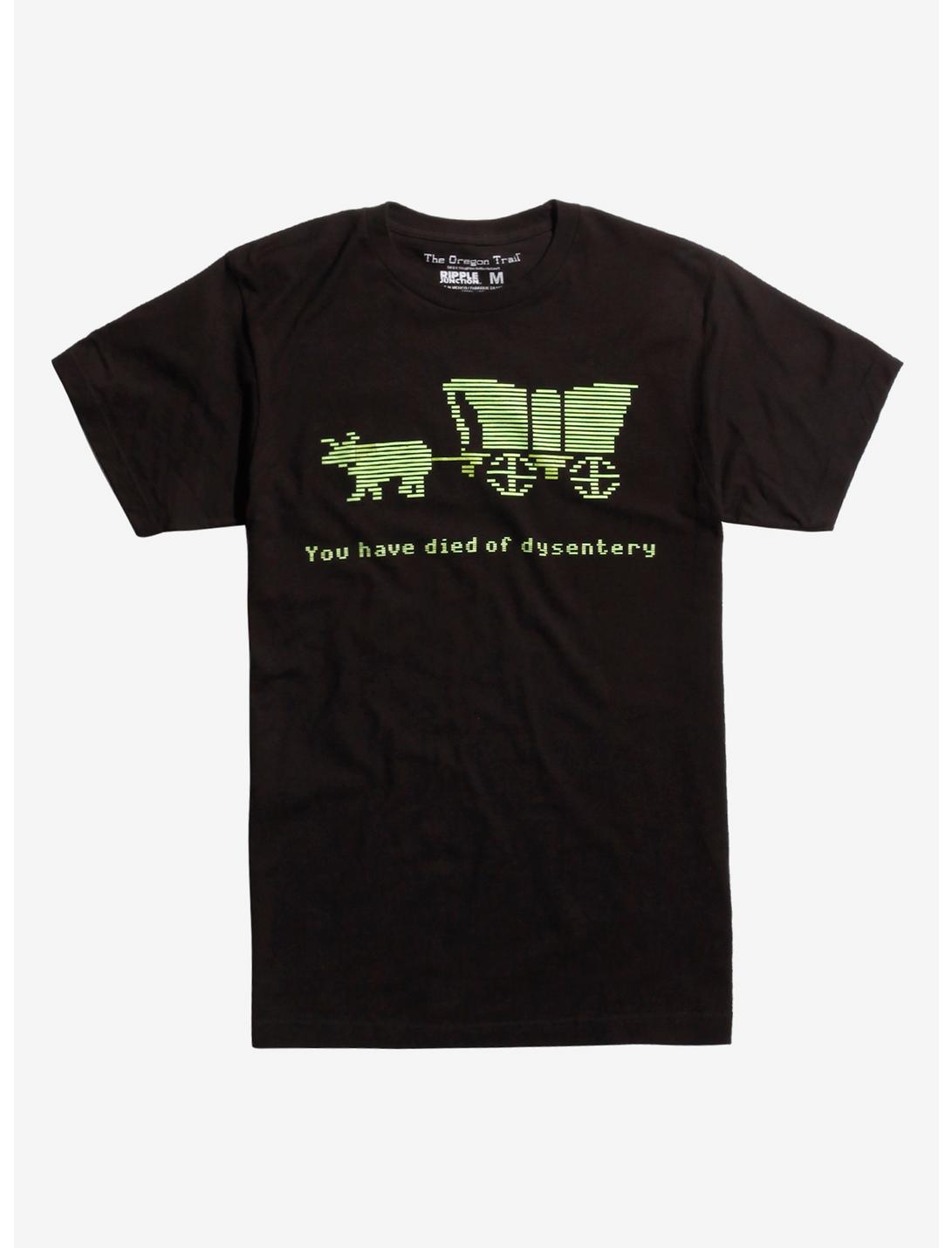 The Oregon Trail Dysentery T-Shirt, BLACK, hi-res