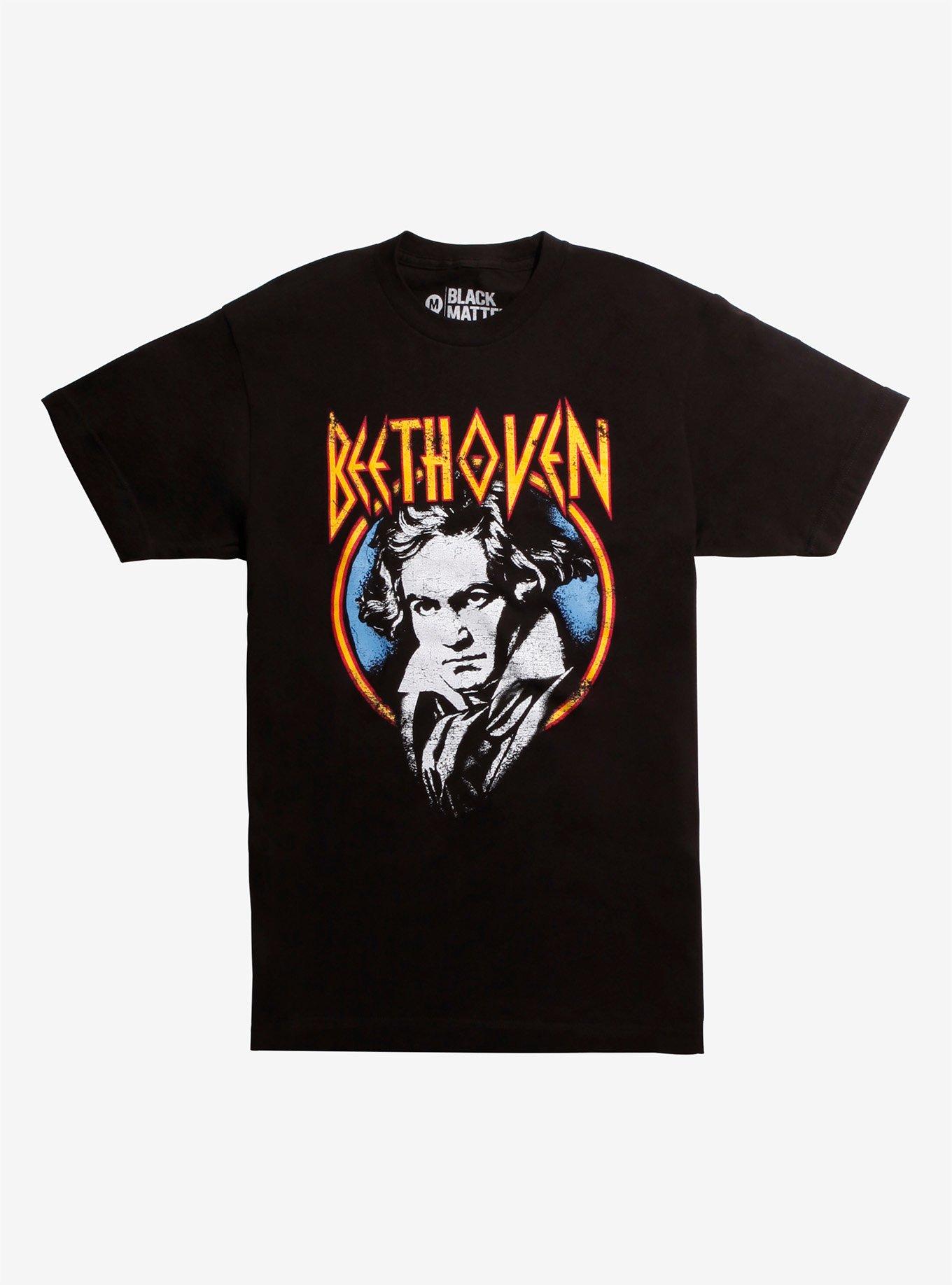 Beethoven Metal T-Shirt, BLACK, hi-res