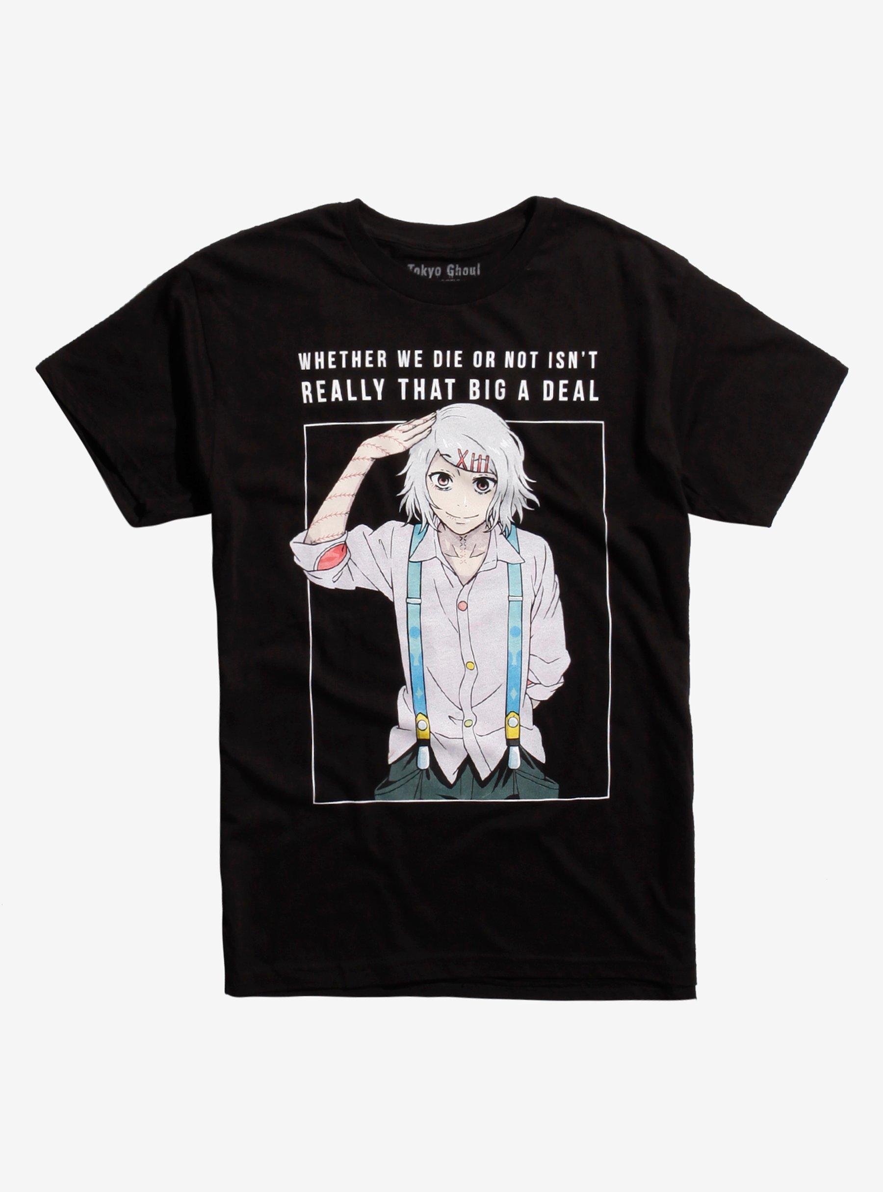 Tokyo Ghoul Juzo Suzuya Quote T-Shirt, BLACK, hi-res