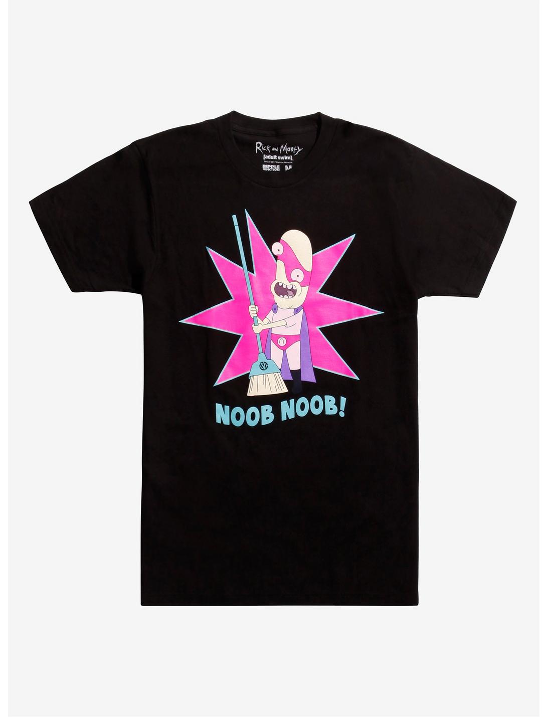 Rick And Morty Noob Noob T-Shirt, BLACK, hi-res