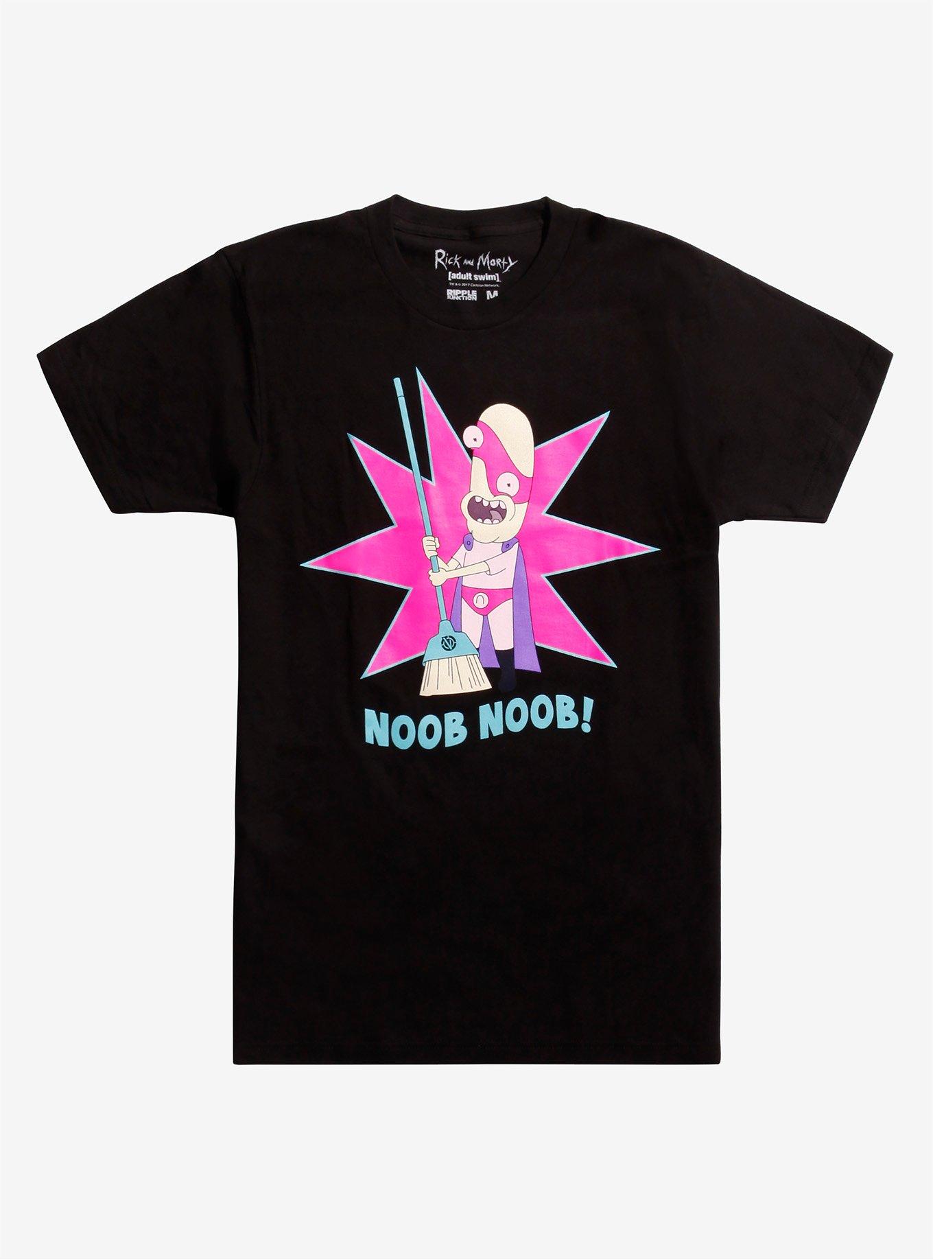 Rick And Morty Noob Noob T-Shirt, BLACK, hi-res