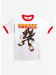 Sonic The Hedgehog Shadow Ringer T-shirt, WHITE, hi-res