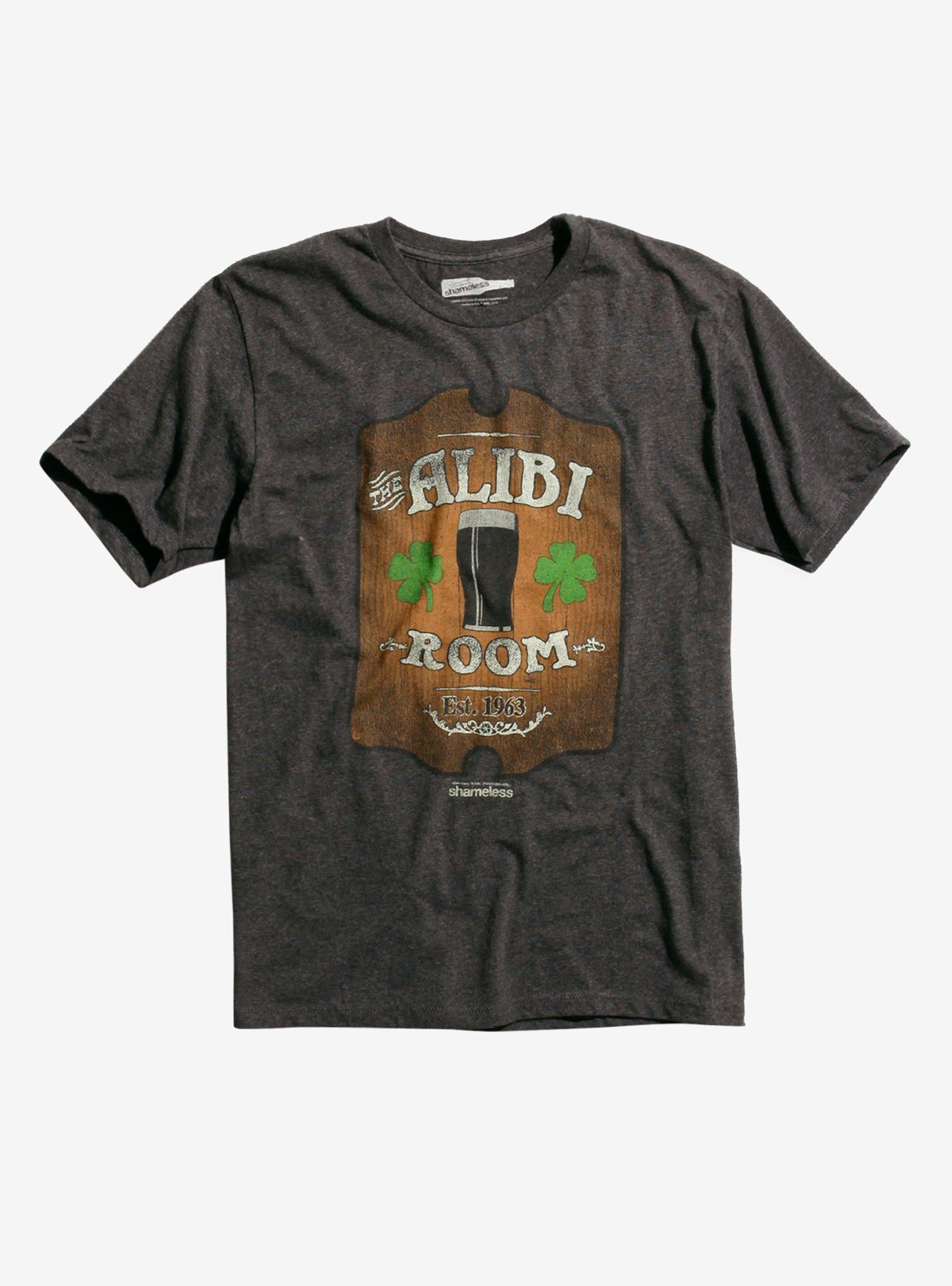 Shameless Alibi Room T-Shirt, CHARCOAL, hi-res