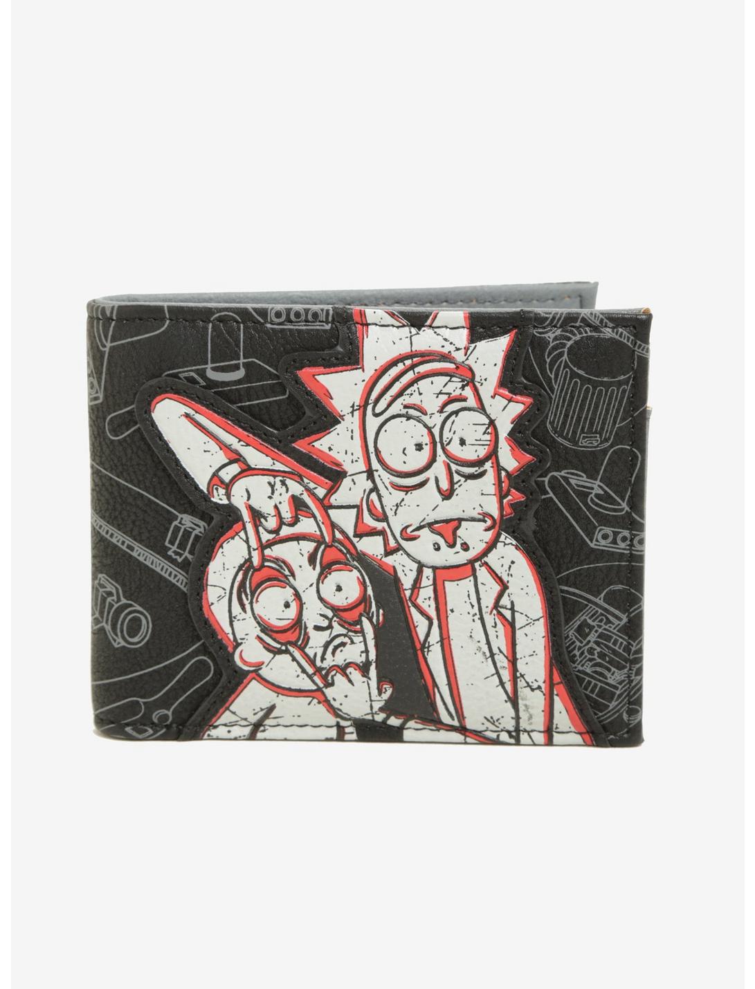 Rick And Morty Eyes Open Bi-Fold Wallet, , hi-res
