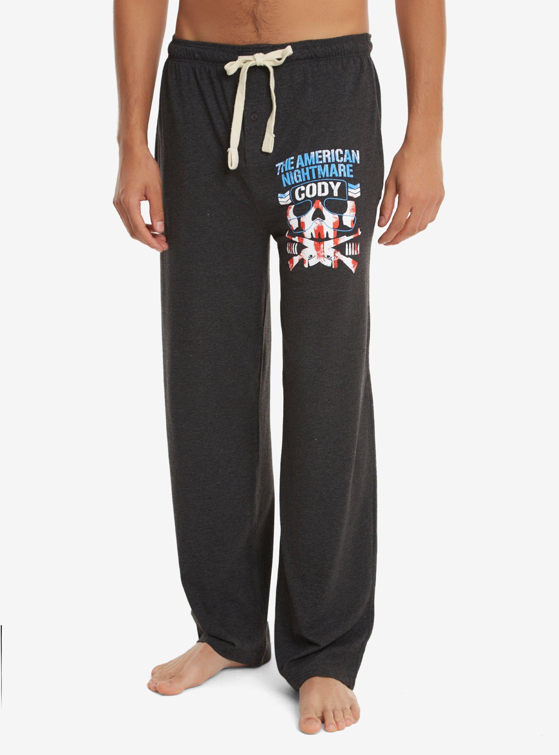 New Japan Pro-Wrestling Bullet Club Cody Pajama Pants, BLACK, hi-res