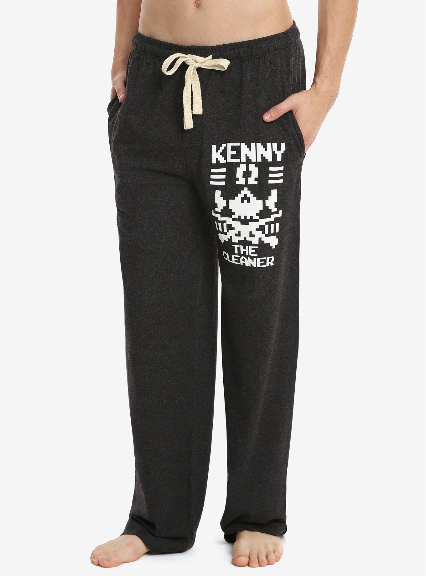 New Japan Pro-Wrestling Bullet Club Kenny The Cleaner Omega Guys Pajama Pants, BLACK, hi-res