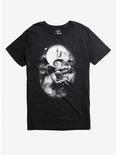 The Nightmare Before Christmas Dark Spiral Hill Glow T-Shirt, BLACK, hi-res