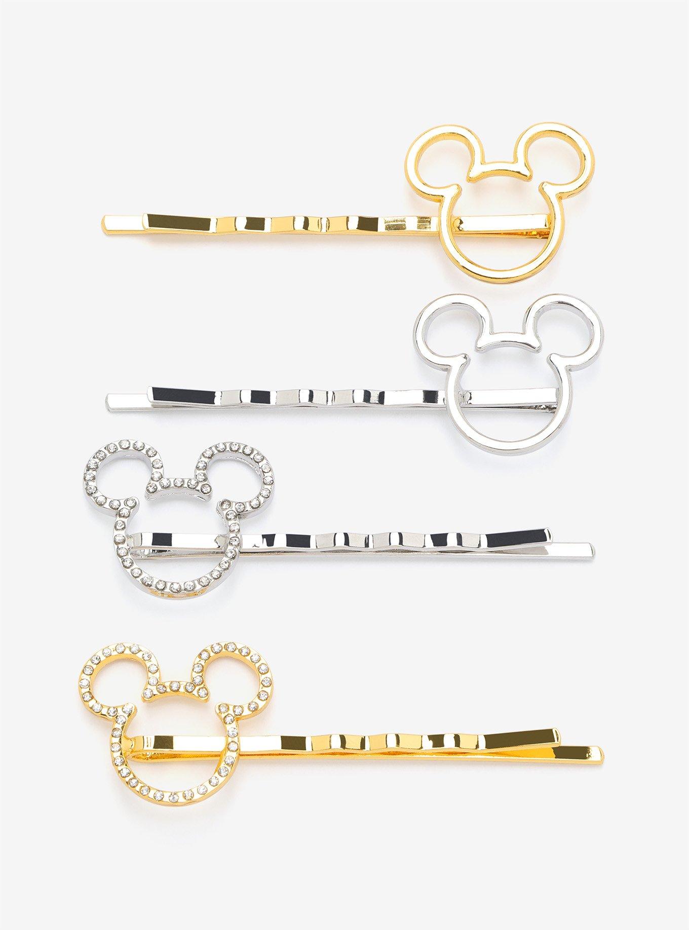 Disney Mickey Mouse Silver And Gold Hair Pin Set | BoxLunch
