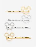 Disney Mickey Mouse Silver And Gold Hair Pin Set, , hi-res