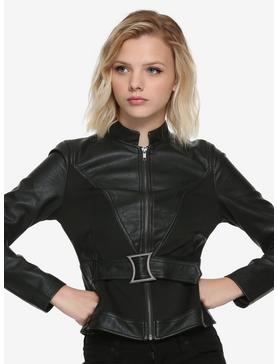 Marvel Black Widow Girls Belted Jacket, , hi-res