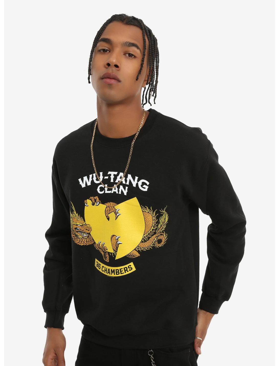 Wu-Tang Clan Dragon Logo Sweatshirt, BLACK, hi-res