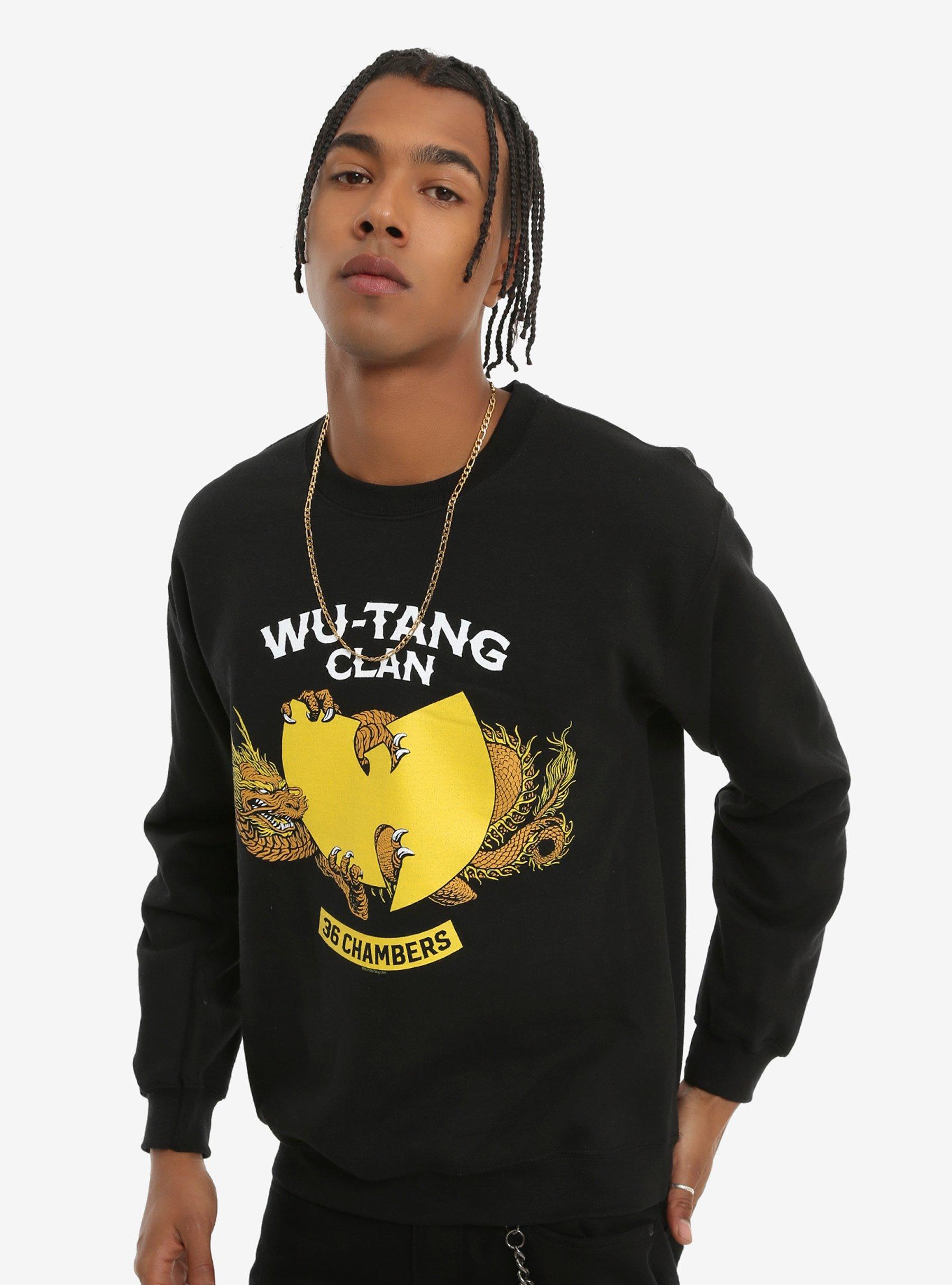 Wu-Tang Clan Dragon Logo Sweatshirt, BLACK, hi-res