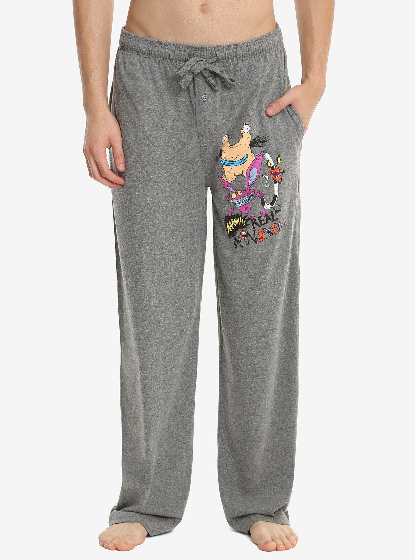 Aaahh!!! Real Monsters Group Guys Pajama Pants, GREY, hi-res