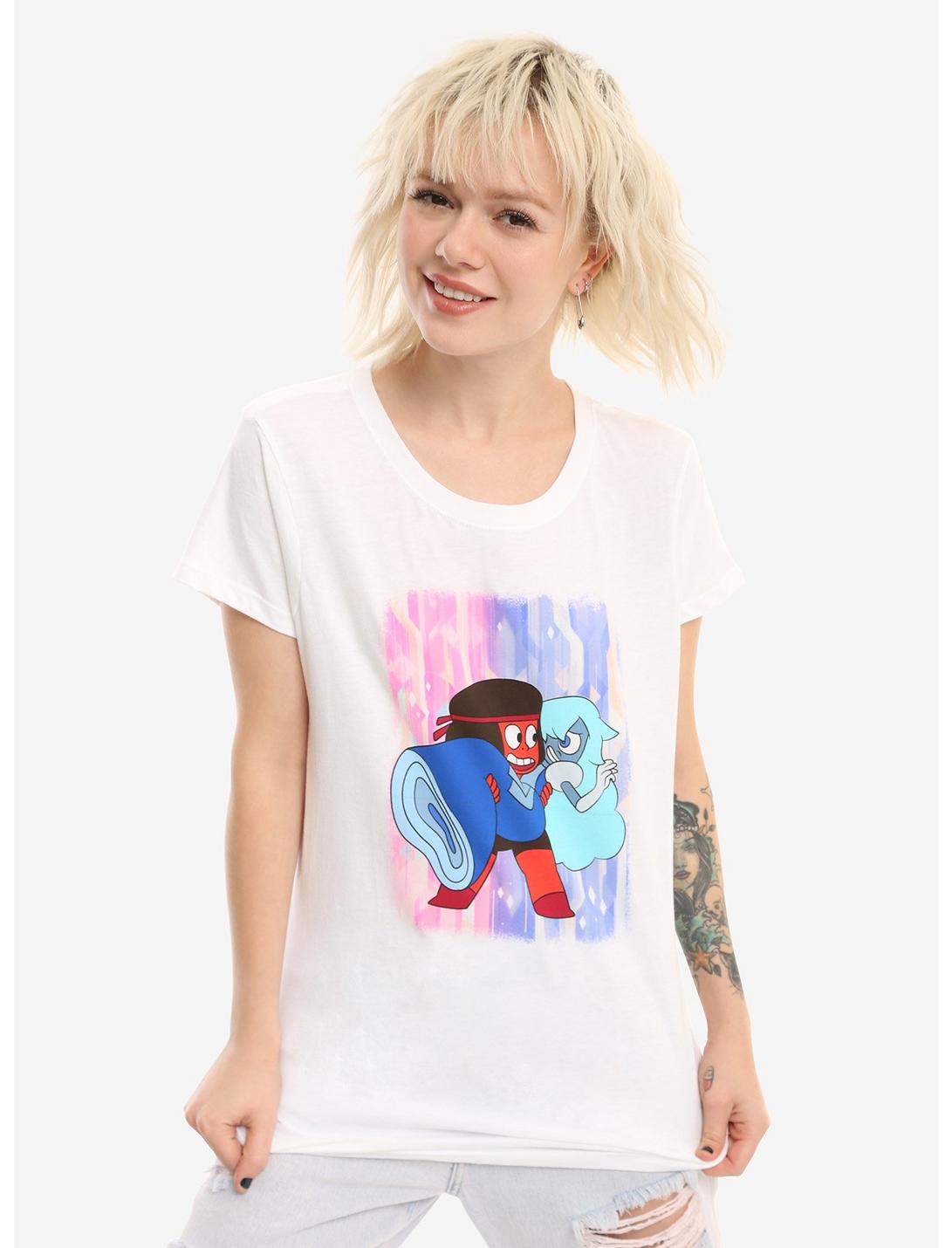 Steven Universe Ruby & Sapphire Girls T-Shirt, WHITE, hi-res