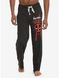 Marvel Deadpool Mercenary Academy Guys Pajama Pants, BLACK, hi-res
