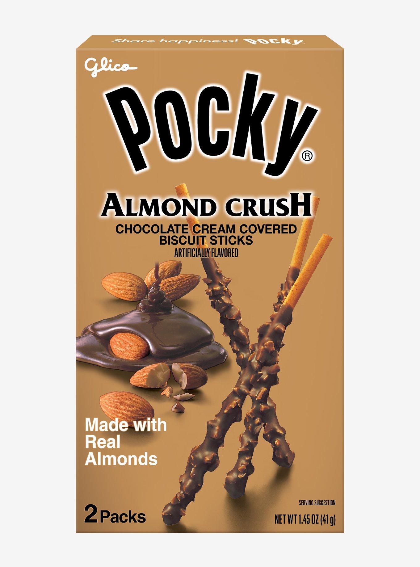 Pocky Almond Crush Chocolate Cream Covered Biscuit Sticks, , hi-res