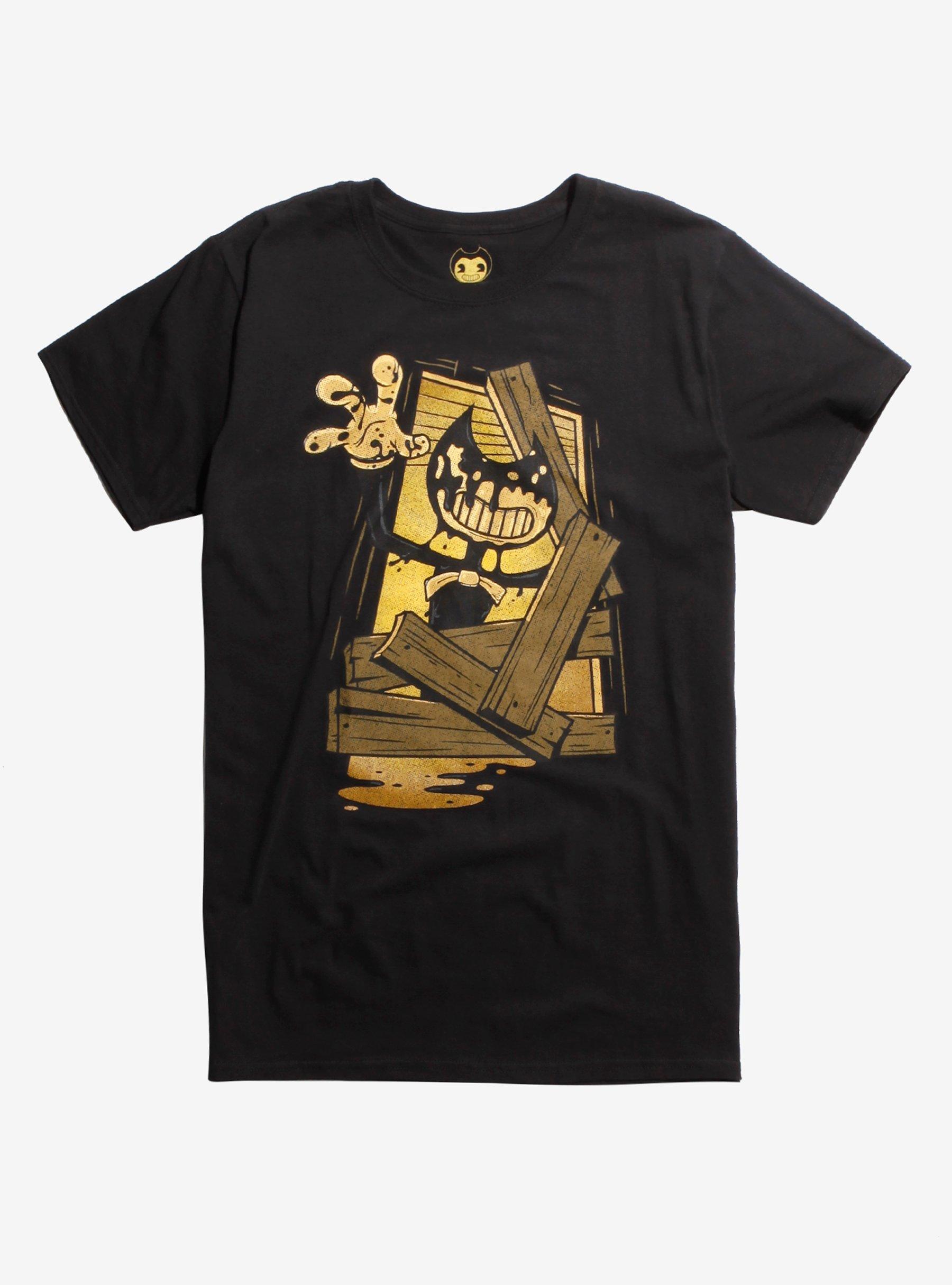 T-shirt Personnalisé Bendy And The Ink Machine 3 - Homme - Noir - Tailles S à 5XL (Made In USA)