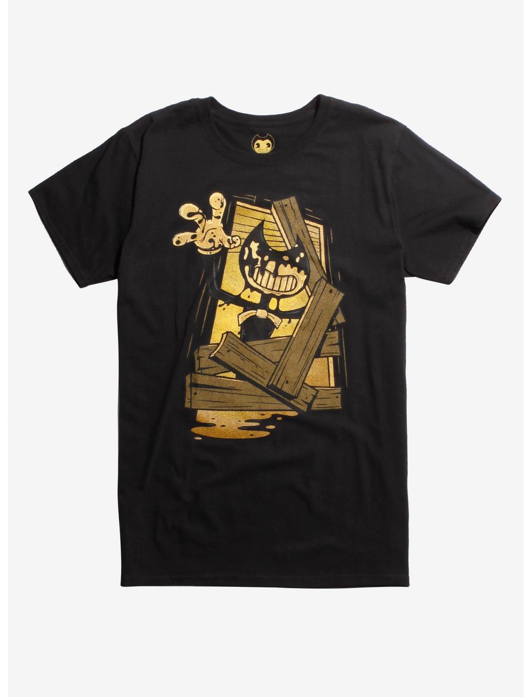 Bendy And The Ink Machine Jump Scare Bendy T-Shirt, BLACK, hi-res