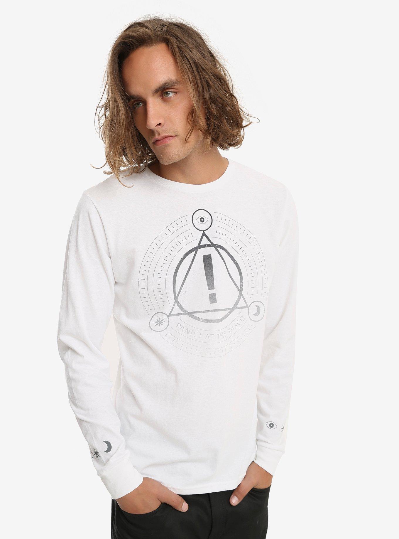 Panic! At The Disco Symbols Long-Sleeve T-Shirt, WHITE, hi-res