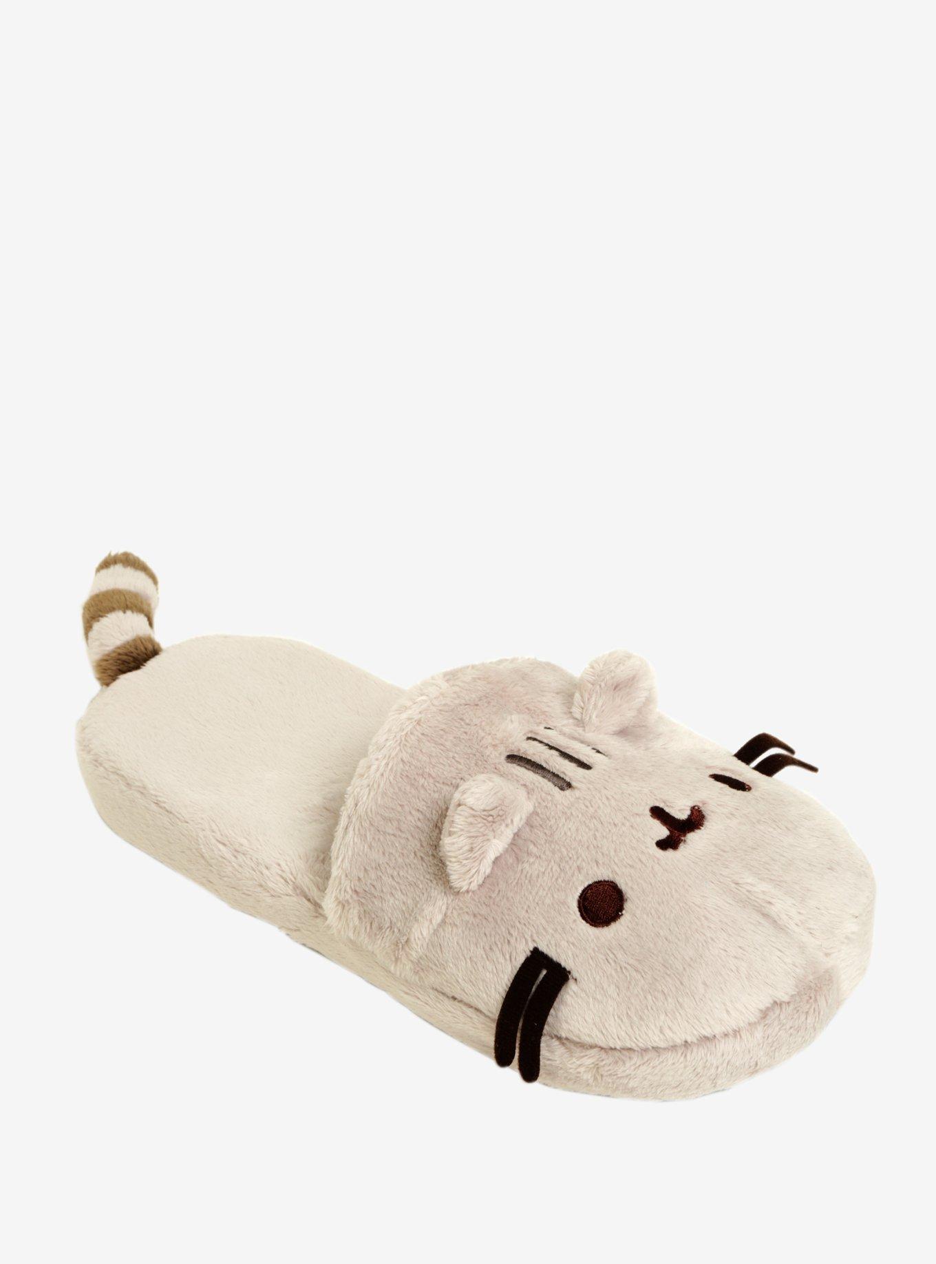 Pusheen Plush Slippers Soft Home Shoes GUND Cute Cozy Comfortable Christmas Gift 