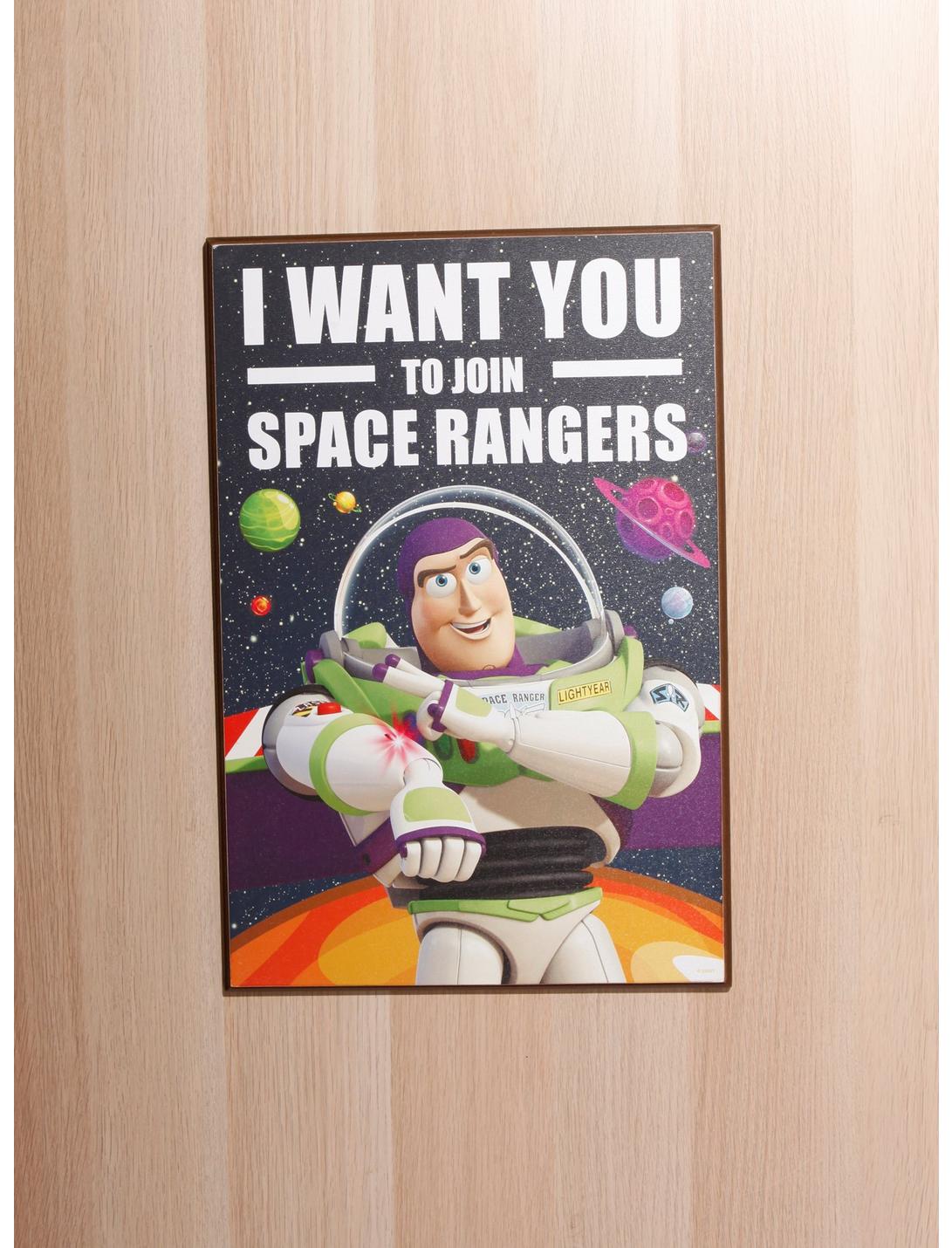 Disney Pixar Toy Story Buzz Wants You Wood Wall Art, , hi-res