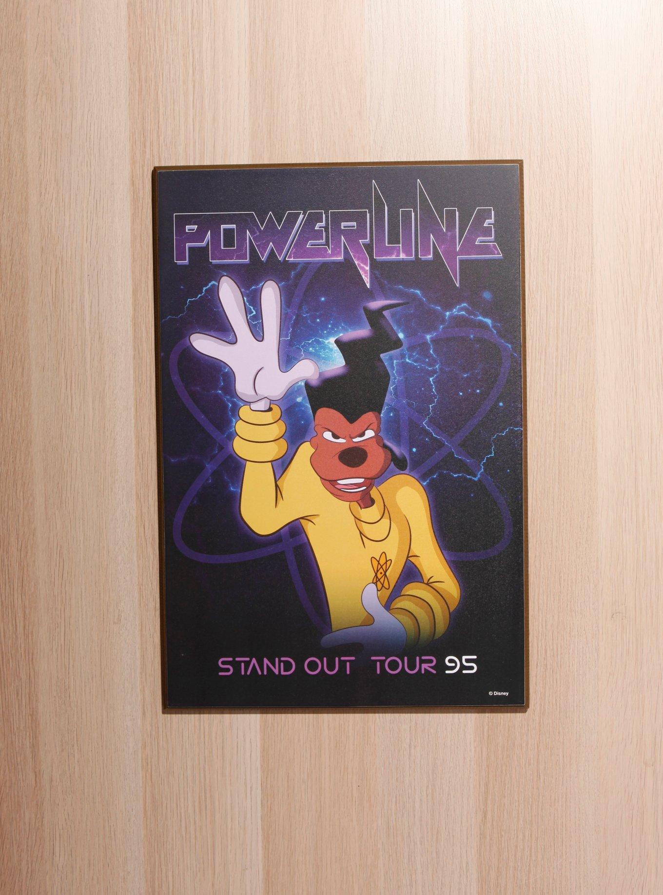 Disney A Goofy Movie Powerline Stand Out Tour Wood Wall Art, , hi-res