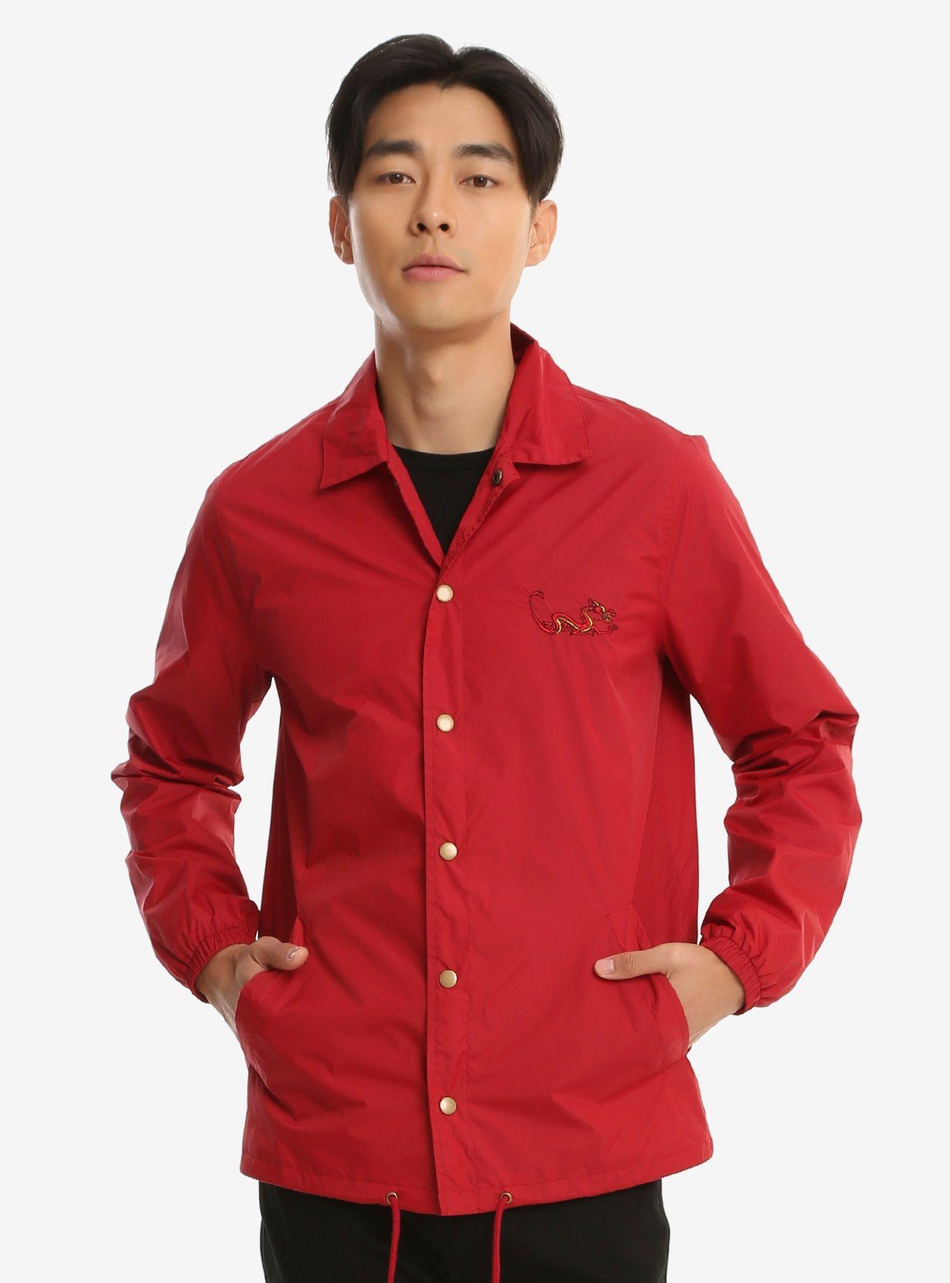 Disney Mulan Mushu Windbreaker - BoxLunch Exclusive, RED, hi-res