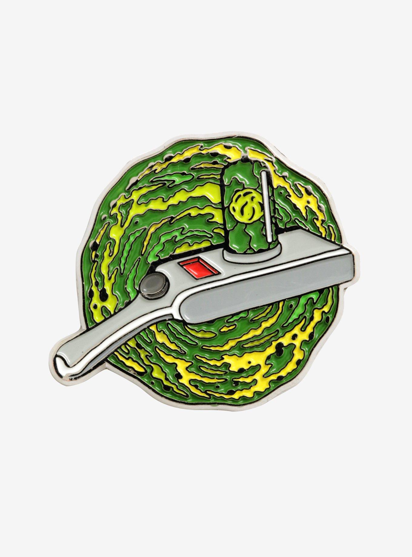 Rick And Morty Portal Gun Enamel Pin, , hi-res