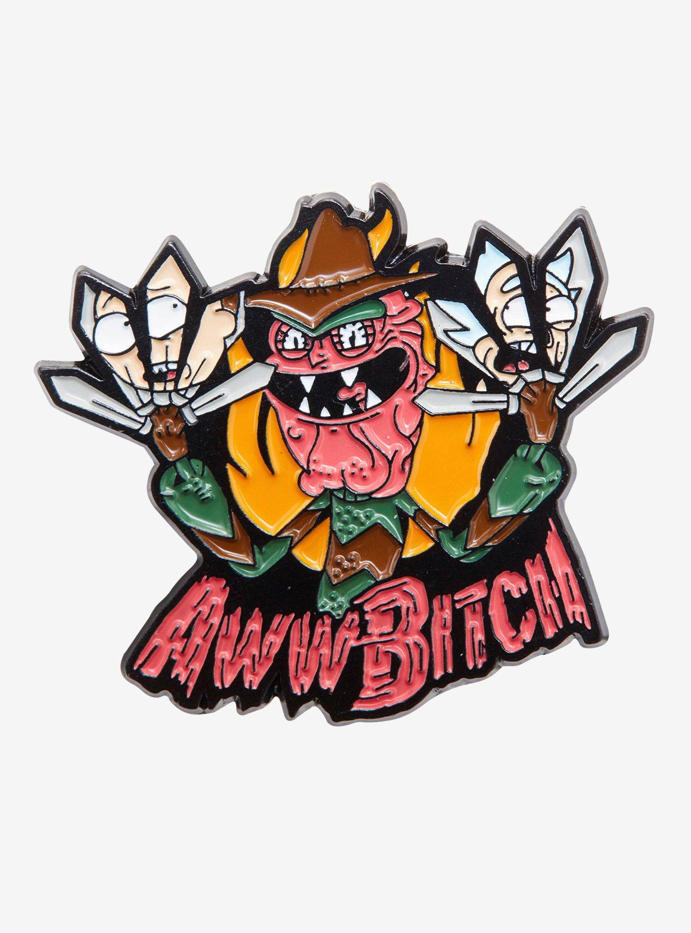 Rick And Morty Scary Terry Enamel Pin, , hi-res