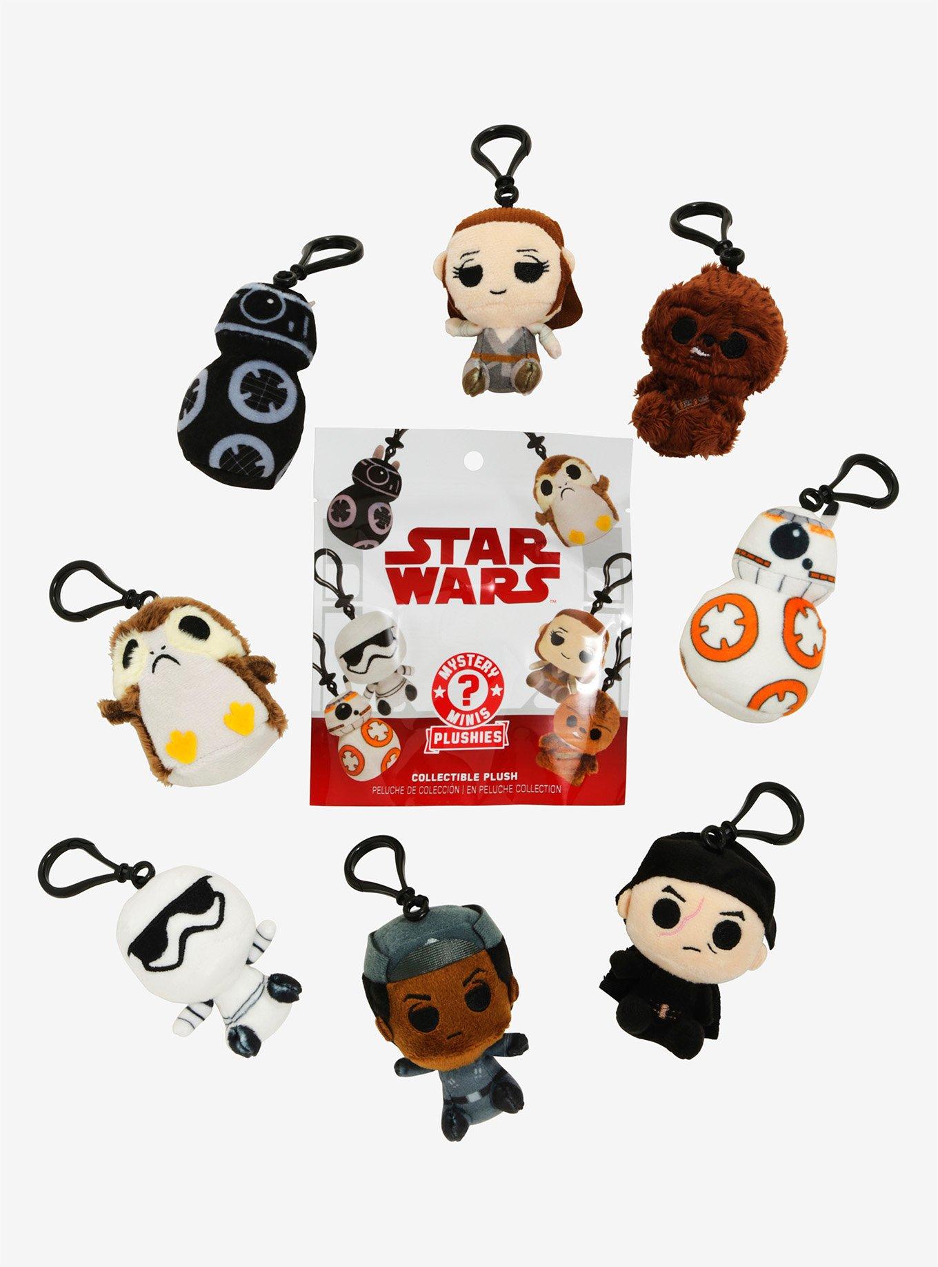 Funko Mystery Minis Plushies Star Wars: The Last Jedi Blind Bag Plush Key Chain, , hi-res