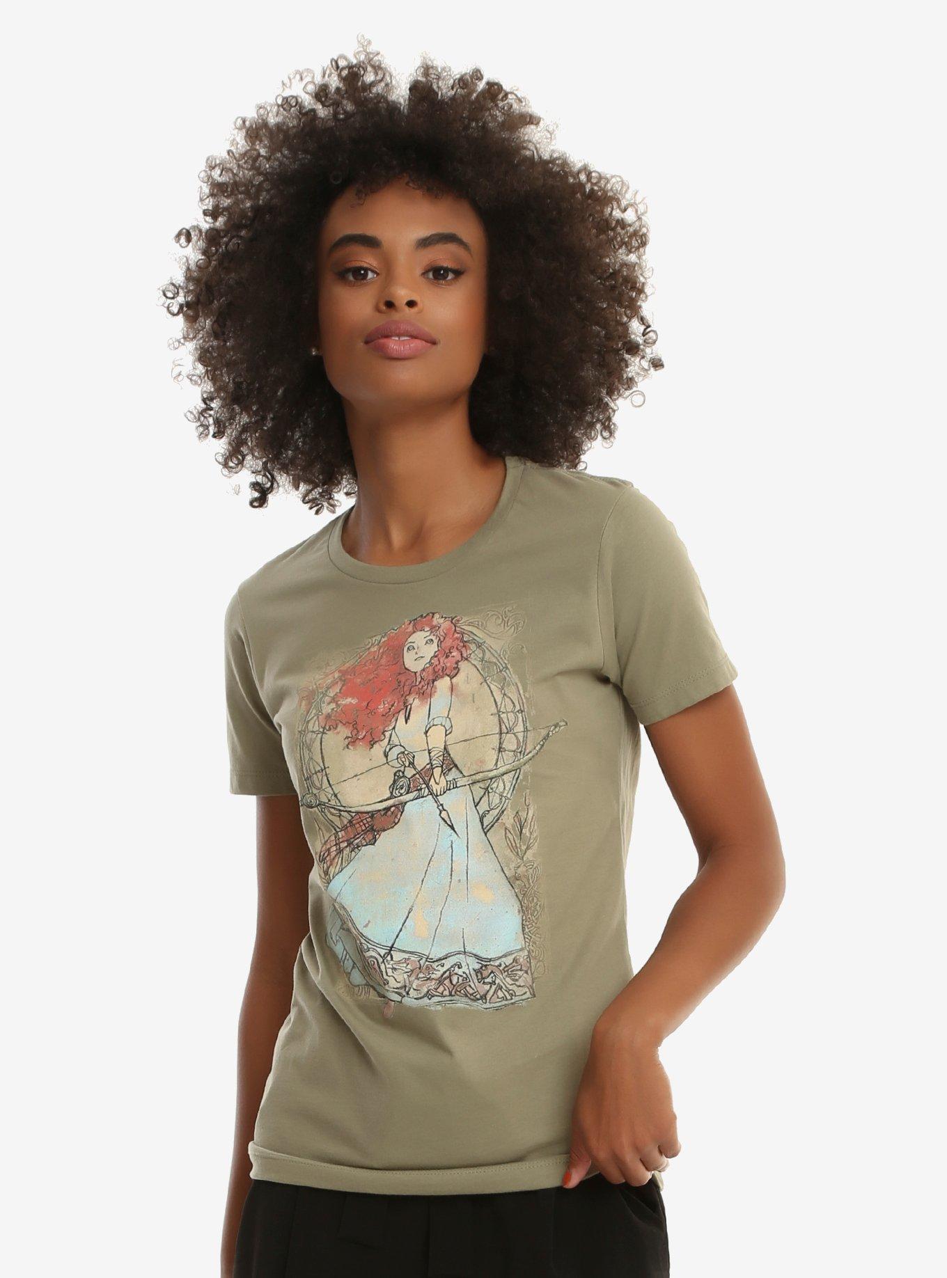 Disney Pixar Brave Merida Womens Tee - BoxLunch Exclusive, PURPLE, hi-res