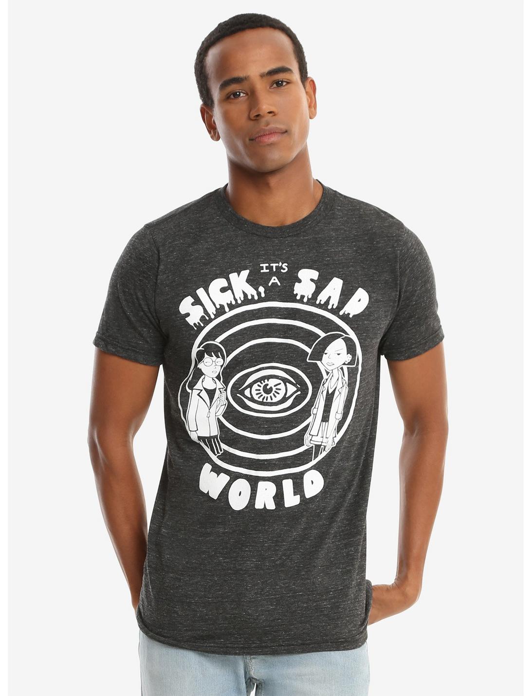 Daria Sick Sad World T-Shirt, BLACK, hi-res