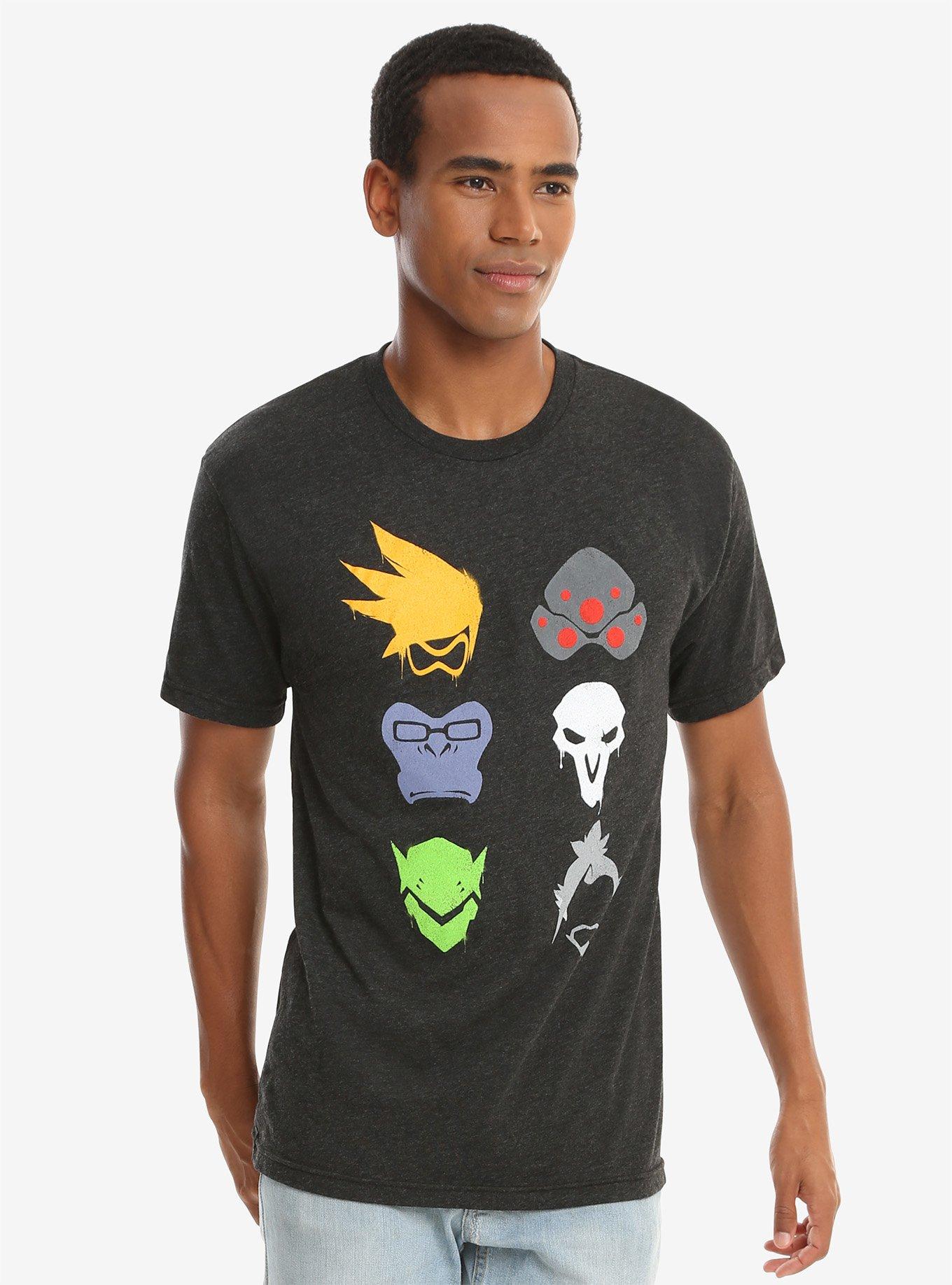 Overwatch Icon T-Shirt, GREY, hi-res