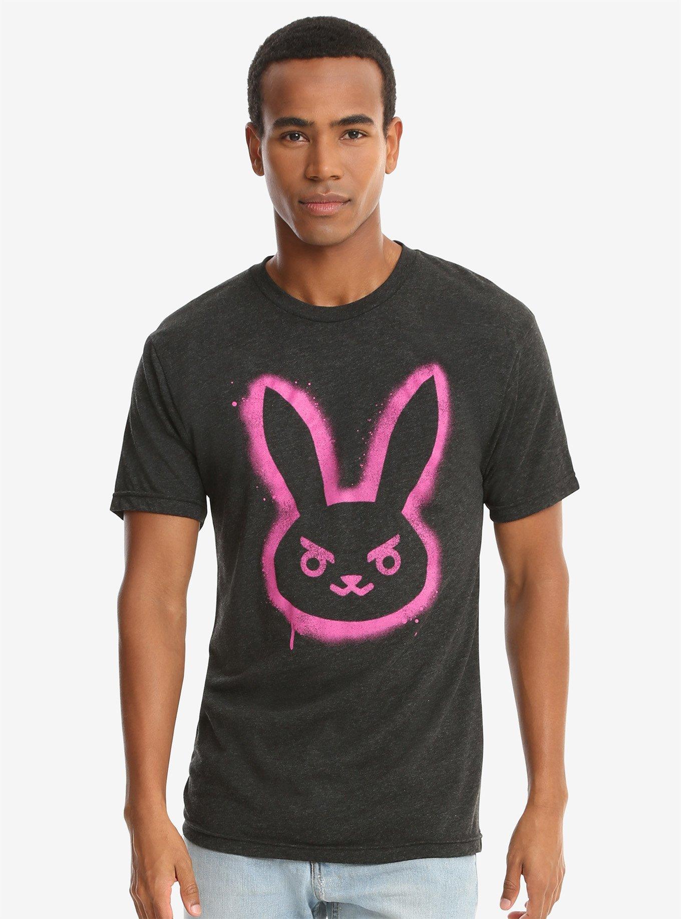 Overwatch D.Va Bunny T-Shirt, BLACK, hi-res