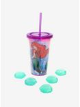 Disney The Little Mermaid Ariel Shell Ice Cubes Acrylic Cup, , hi-res