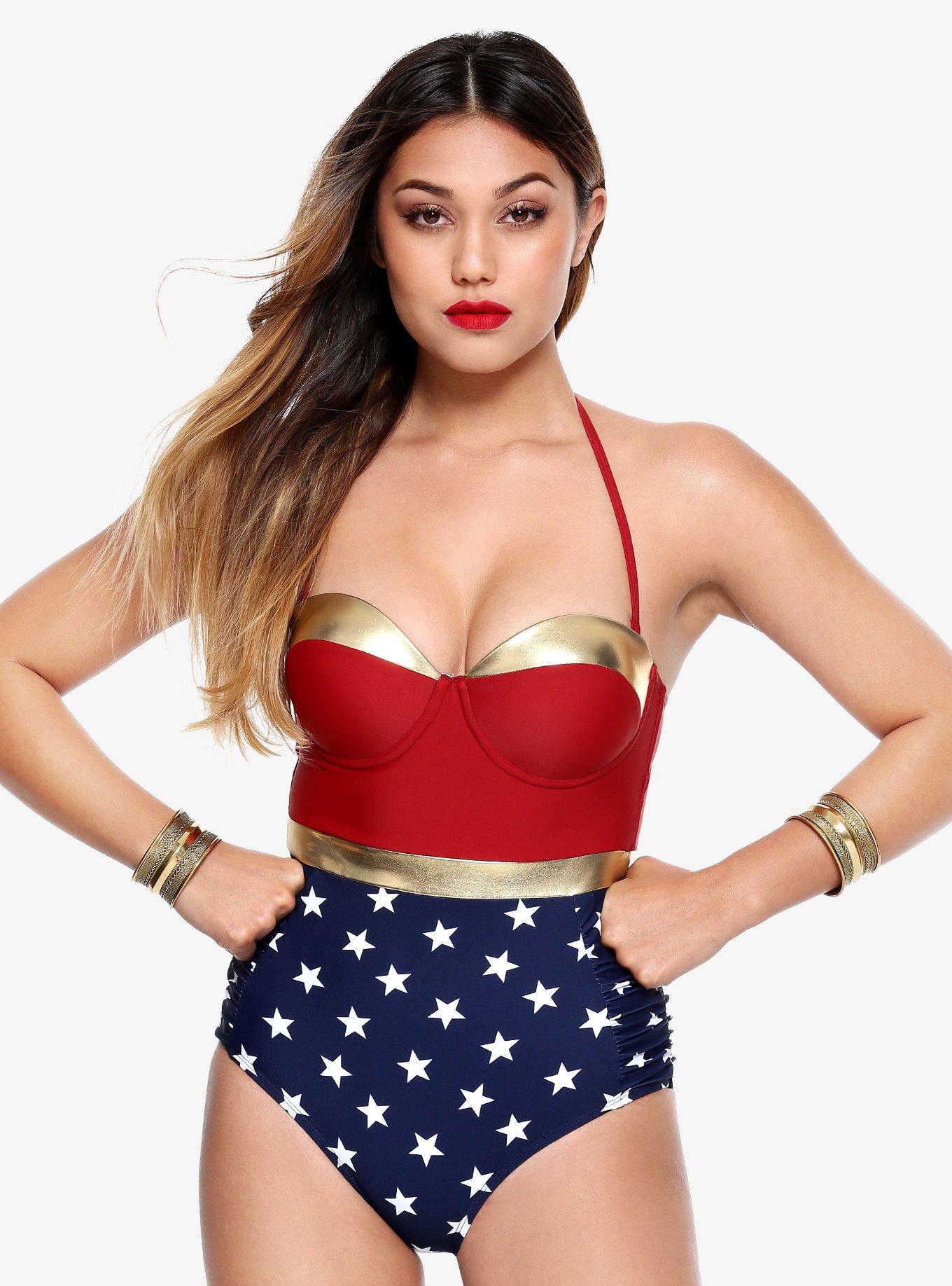 Sexy Women Lady Cosplay Swimwear Spider Wonder Woman One Piece Tight  Bathing Suit Long Sleeve Zipper Swimsuit Costume 