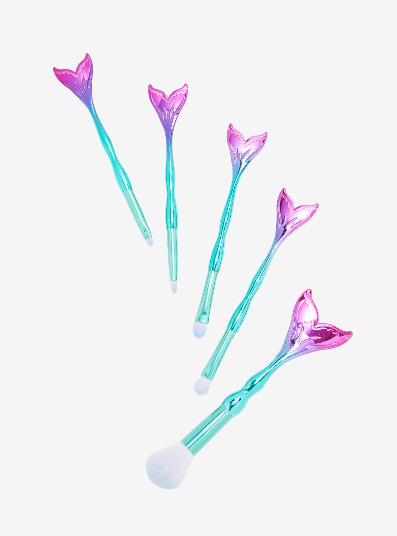 Blackheart Beauty Mermaid Tail Makeup Brush Set, , hi-res view 1
