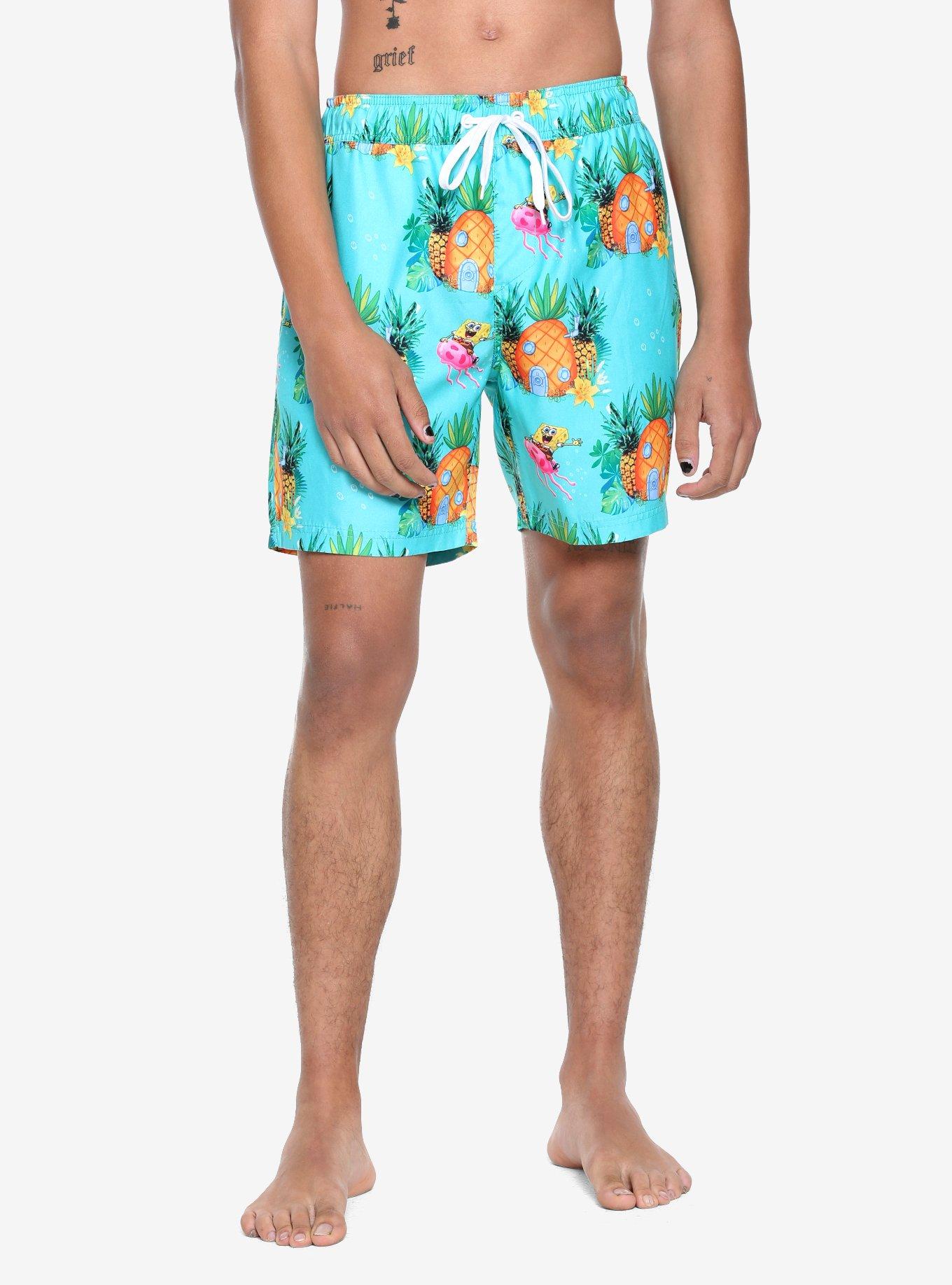 Spongebob swim store trunks mens