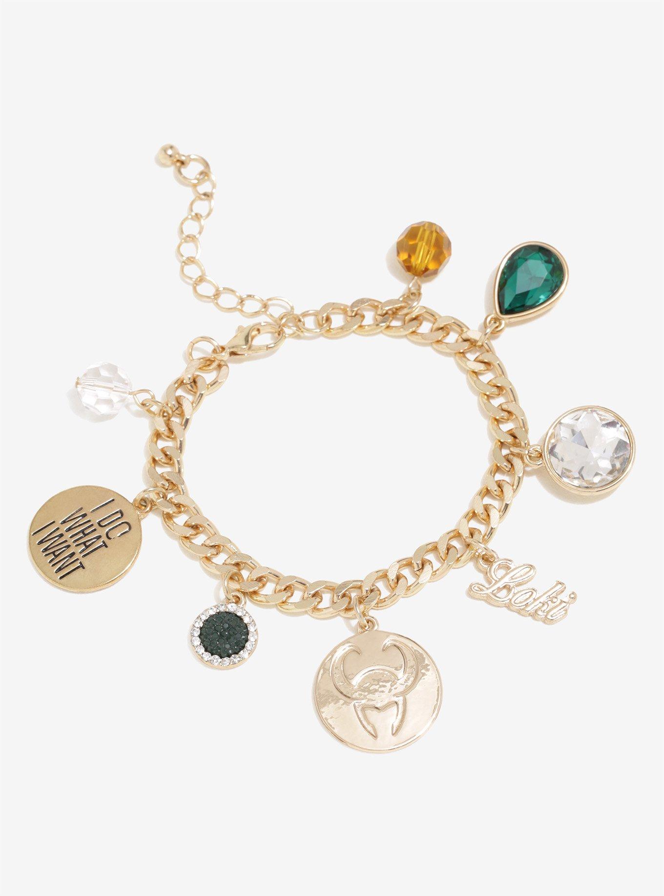 Marvel Loki Charm Bracelet