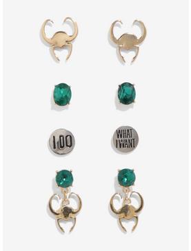 Plus Size Marvel Loki Earring Set, , hi-res
