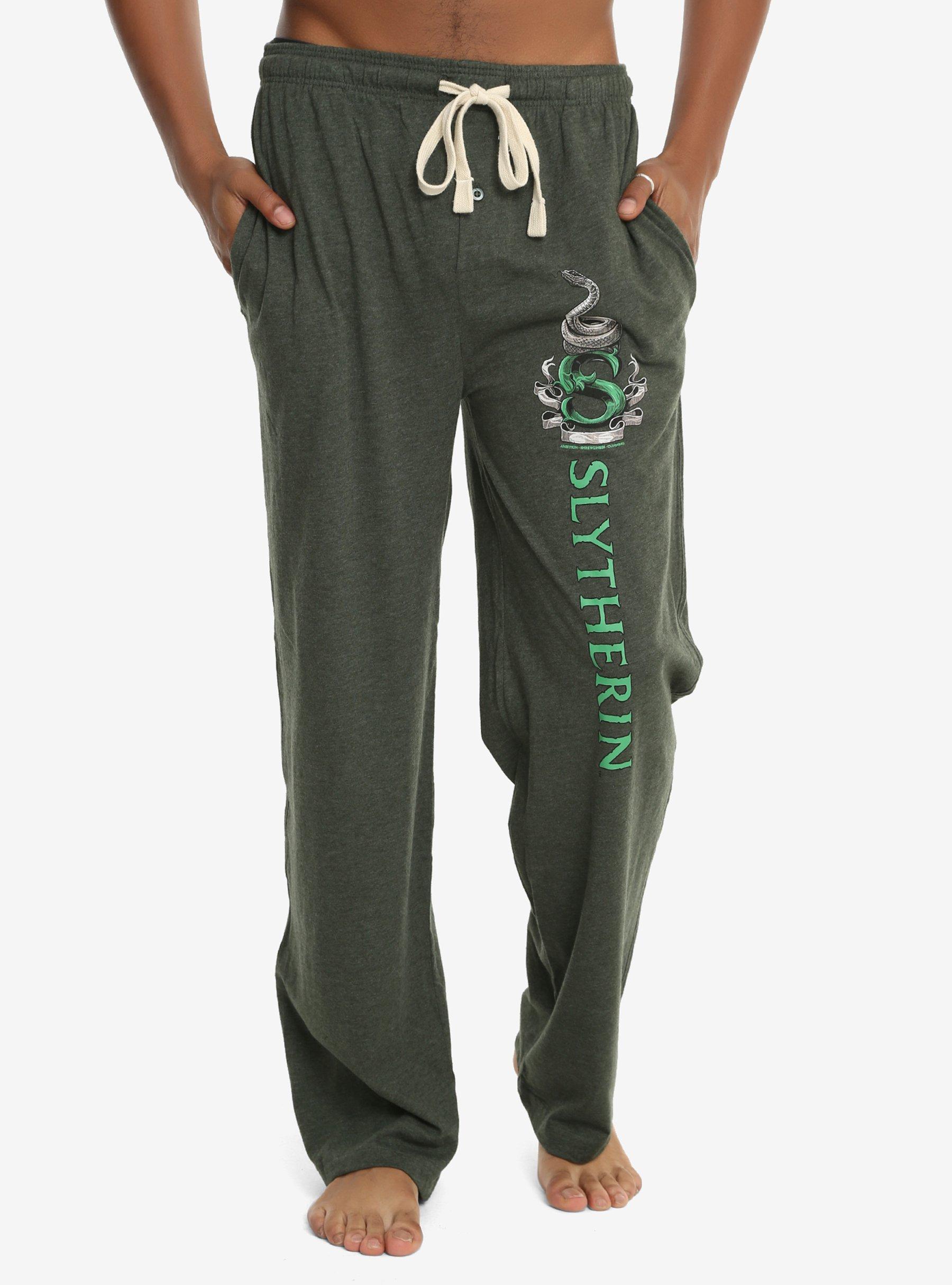 Harry Potter Slytherin Guys Pajama Pants, GREEN, hi-res